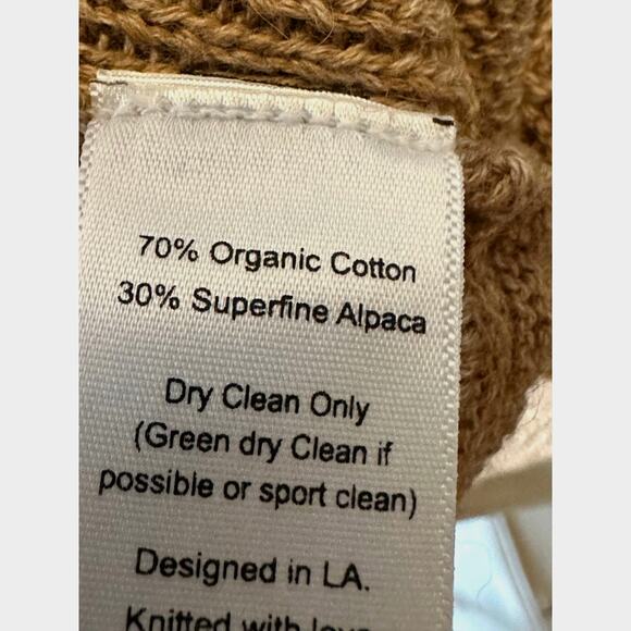 St Roche Ballet Top Cotton Superfine Alpaca Caramel Multiple Sizes - Picture 14 of 15